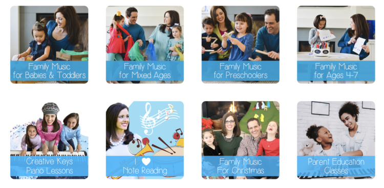 The classes included with a Musik at Home free trial!
